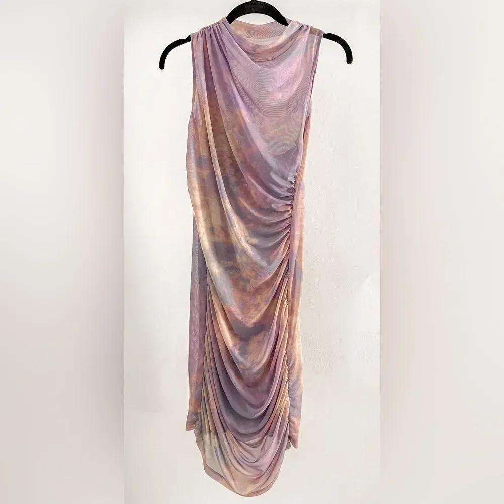 ZARA WOMAN NWT SHORT PRINTED TULLE DRESS 3056/338/054/015 - Picture 2 of 11